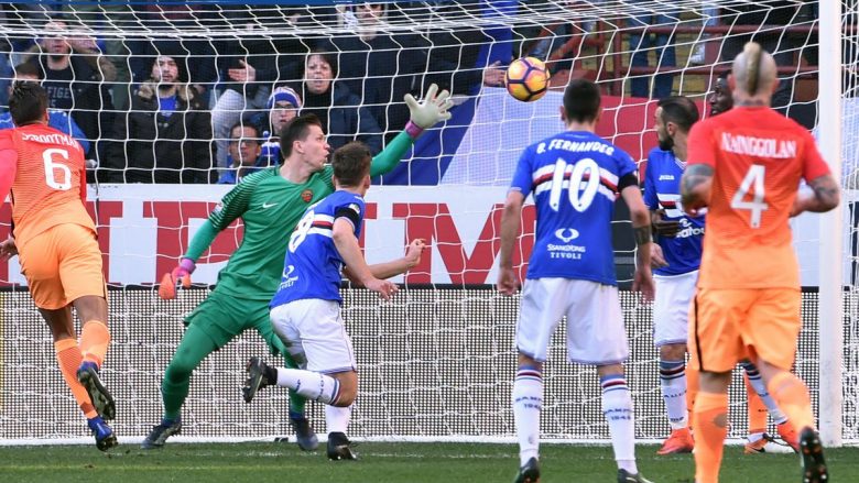 Sampdoria e kthen Romën me këmbë në tokë (Video)