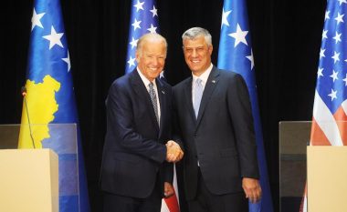 Thaçi falënderon Joe Bidenin për evitimin e tensioneve mes Kosovës e Serbisë