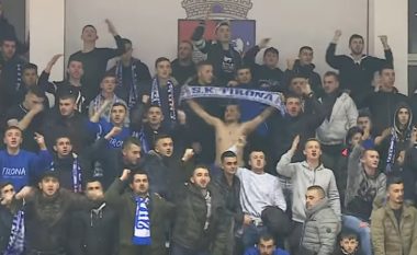 Tifozët ultras të ekipit të Tiranës, sharje kundër serbëve e maqedonasve (Video)