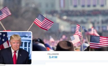 Trump përdori fotografinë e inaugurimit të Obamas! (Foto)