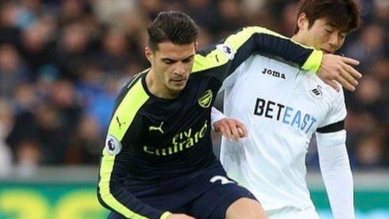 Xhaka: Luajtëm mirë, merituam fitoren (Foto)