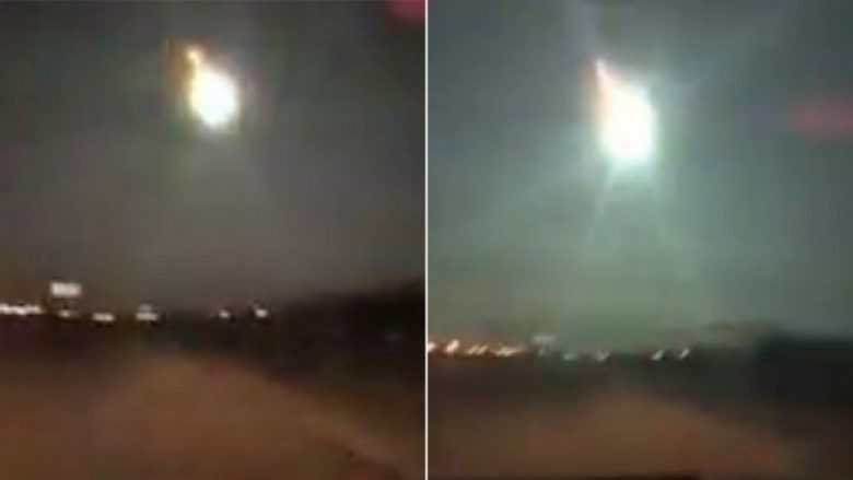 Frikë dhe panik: Shokohen amerikanët nga topi i zjarrtë që u shfaq në qiell dhe shpërtheu (Foto/Video)