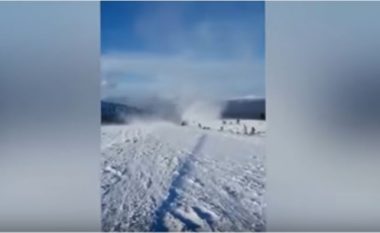 Stuhia e akullt: Tornadoja e borës filmohet në Skoci (Video)