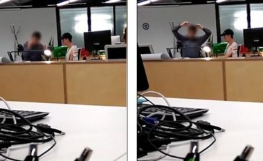 Nxënësi injoronte ligjëratat, mësuesi ia thyen laptopin para syve (Foto/Video)