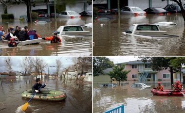 Kalifornia nën ujë: Për shkak të vërshimeve banorët po evakuohet dhe situata është duke u bërë më e rëndë (Foto/Video)