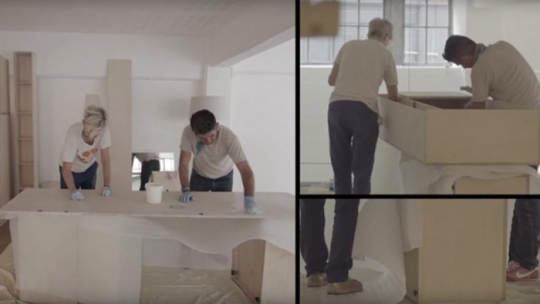 Shtëpinë prej 13 metrave katrorë e shndërrojnë në një objekt në të cilin të gjithë do të dëshironin të jetojnë (Video)