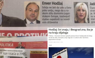 Deklaratat e Hoxhajt nga Kroacia për Serbinë, ‘trazojnë” mediat e këtij vendi