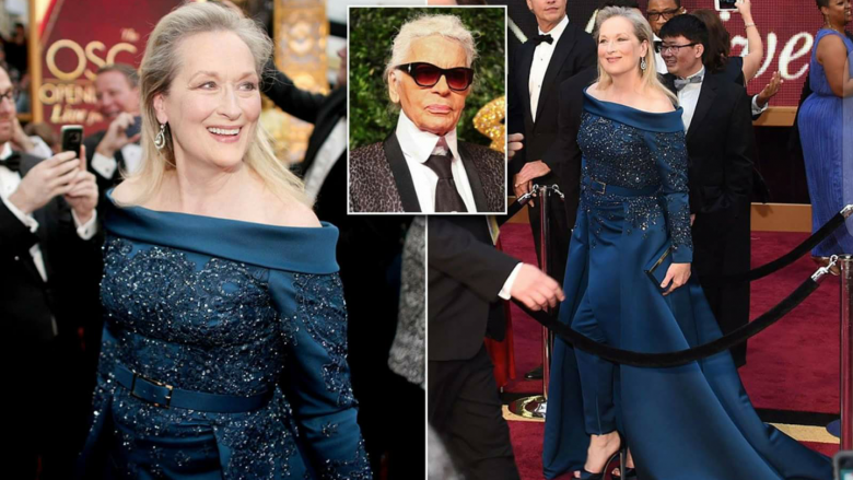 Fustani për Oscar bëhet mollë sherri mes Meryl Streep dhe ‘Chanel’ (Foto)