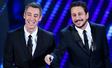 Prezantuesit e “Sanremos” tallen me Juventusin gjatë prezantimit në festival (Video)