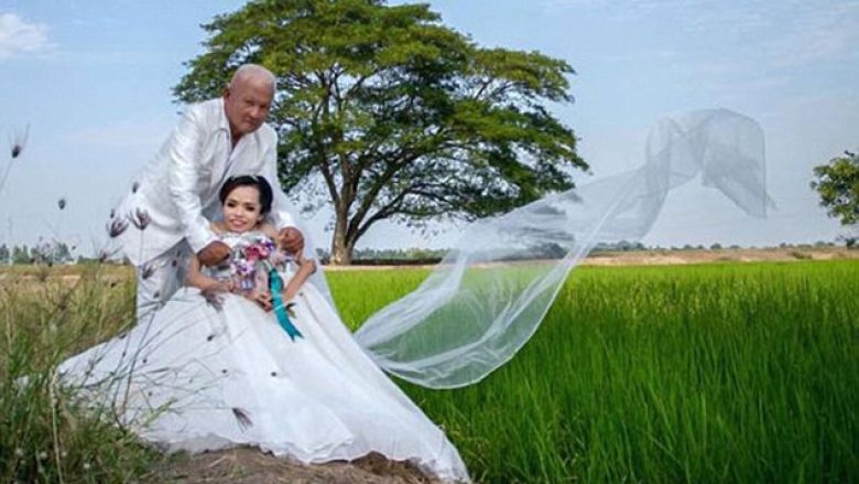 Vajza që vuan nga një sëmundje e rrallë realizon ëndrrën për t’u martuar (Foto)