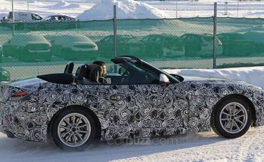 BMW Z5 testohet me tavanin e hapur, derisa temperatura ishte nën zero (Foto)