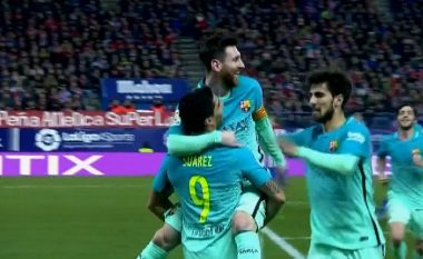Messi shënon mjeshtërisht ndaj Atleticos (Video)