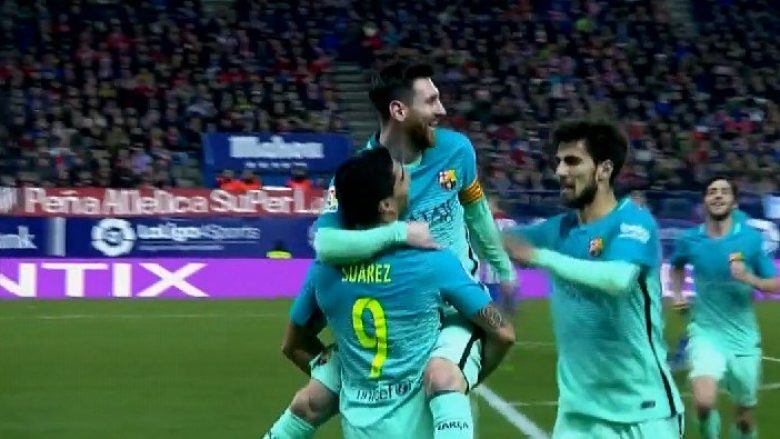 Messi shënon mjeshtërisht ndaj Atleticos (Video)