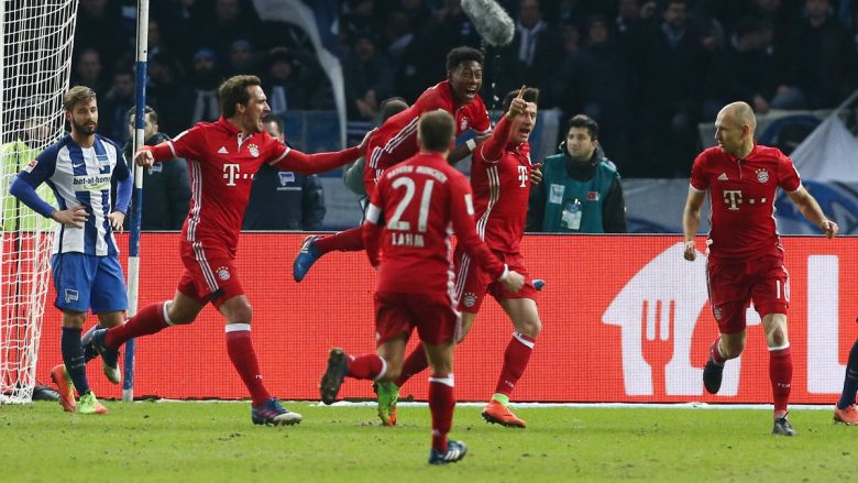 Hertha 1-1 Bayern, notat e lojtarëve (Foto)