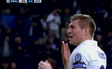 Ronaldo asiston, Kroos i jep epërsinë Realit ndaj Napolit (Video)