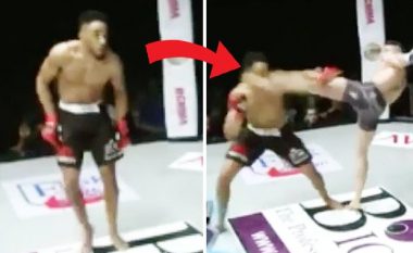Provon të imitojë Muhammad Alin, por dy sekonda me vonë merr nokaut (Video)