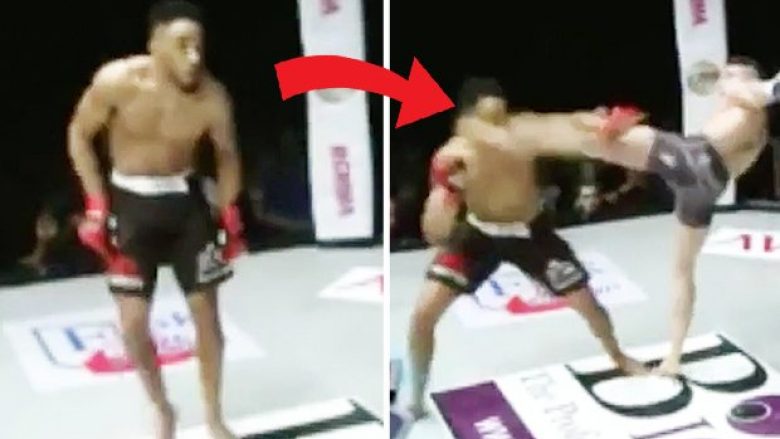 Provon të imitojë Muhammad Alin, por dy sekonda me vonë merr nokaut (Video)