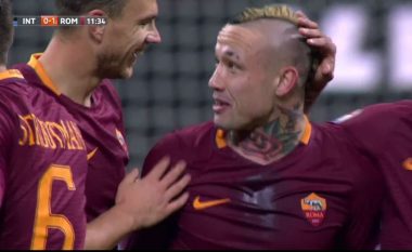 Roma në epërsi ndaj Interit, gol i mrekullueshëm nga Nainggolan (Video)