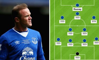 Koeman i hap derën Rooneyt, kështu do të dukej formacioni i Evertonit me sulmuesin anglez në skuadër (Foto)