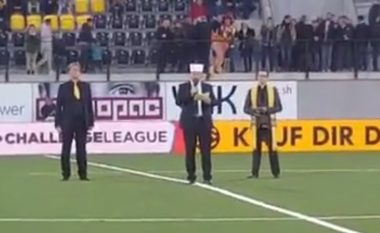 Pas tunelit, imami nga Maqedonia promovon stadiumin e futbollit në Zvicër (Video)
