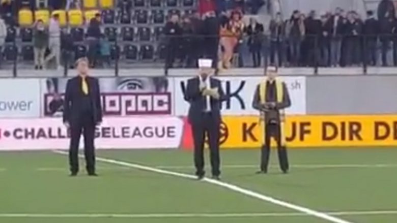 Pas tunelit, imami nga Maqedonia promovon stadiumin e futbollit në Zvicër (Video)
