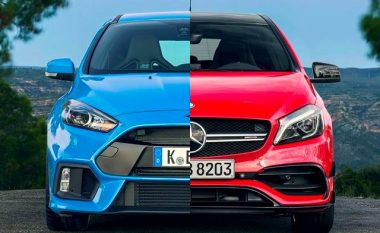 Ngjashmëria mes Ford Focus RS dhe Mercedes-AMG 45 që kushton dy herë më shtrenjtë (Video)
