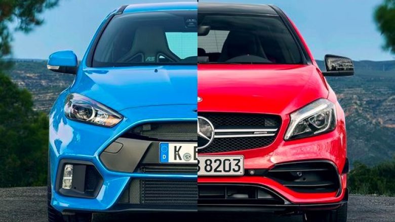 Ngjashmëria mes Ford Focus RS dhe Mercedes-AMG 45 që kushton dy herë më shtrenjtë (Video)