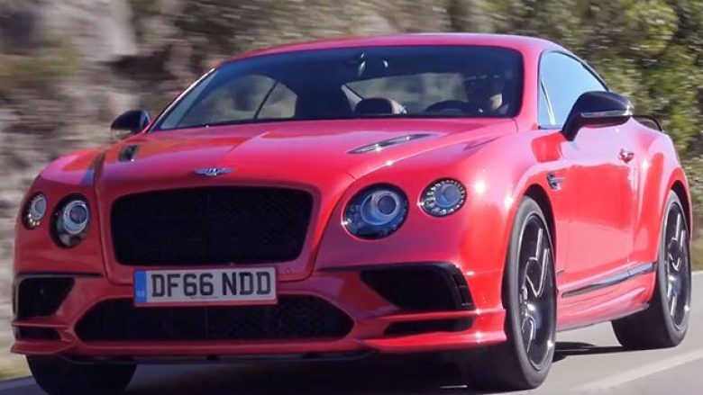 Vozitja me Bentley Continental, super-vetura më e shpejtë që ka katër ulëse (Video)