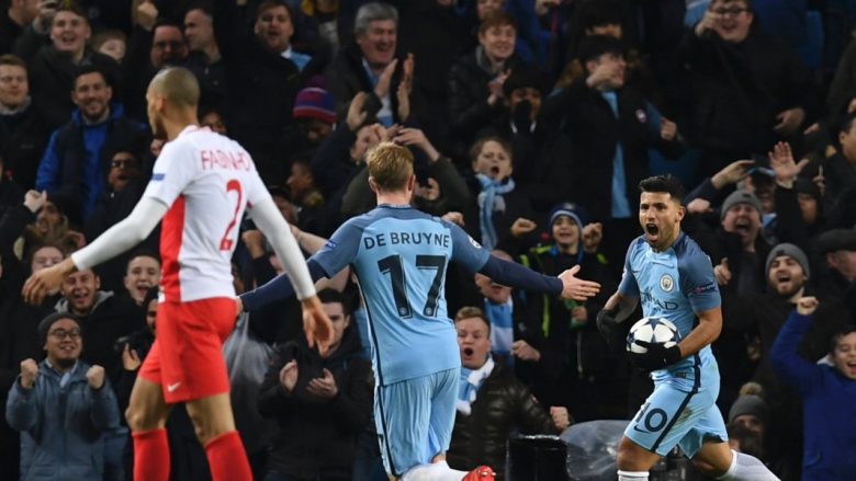 Aguero barazon, Stones e dërgon në epërsi Cityn për herë të parë (Video)