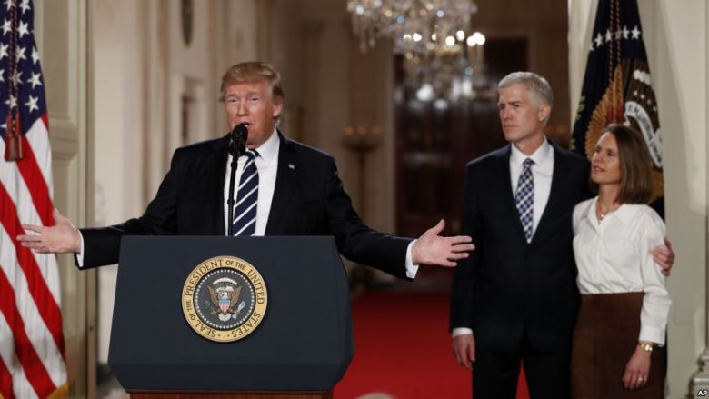 Trump emëron juristin Neil Gorsuch për Gjykatën e Lartë