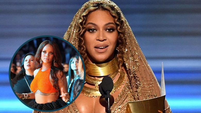 Rihanna e shpërfilli Beyoncen në Grammy (Foto)