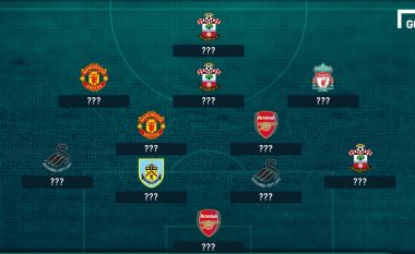 Formacioni i javës së 25-të në Ligën Premier dominohet nga yjet e Unitedit dhe Southamptonit (Foto)