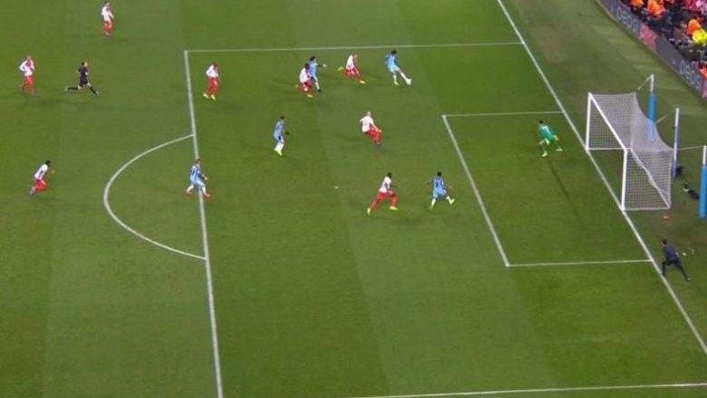 Dy gola të shpejtë në ndeshjen Manchester City – Monaco (Video)