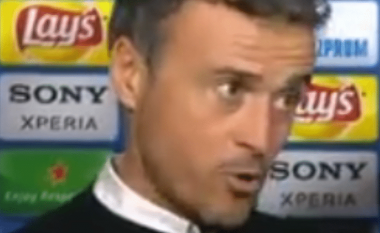 Enrique nervozohet me gazetarin pas humbjes ndaj PSG-së (Video)