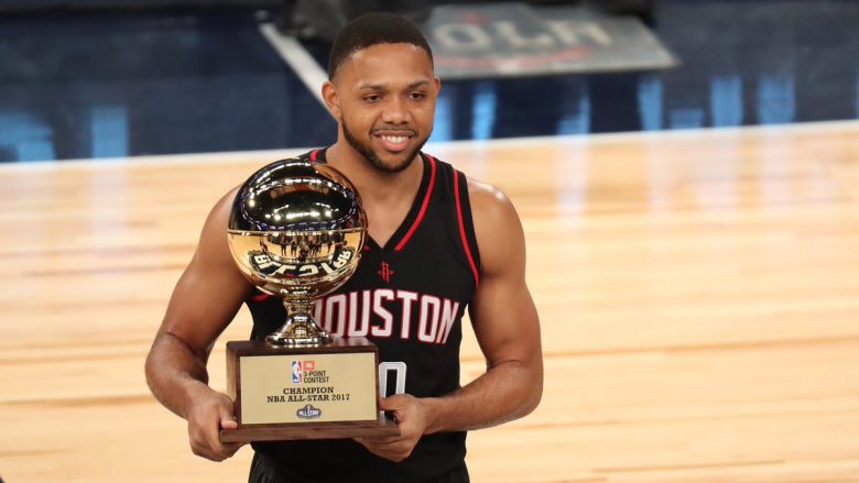 Eric Gordon e mund Kyrie Irving, fiton garën për tri pikë në All Star (Video)