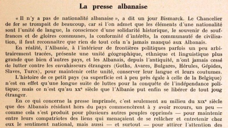 Studim i rrallë dhe i veçantë francez, për shtypin shqiptar të viteve 1848-1939