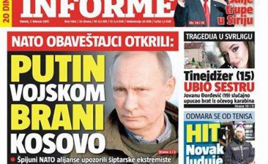 Mediat serbe: Putin do ta mbrojë Kosovën me ushtri (Foto)