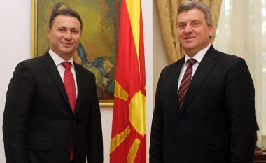 Gruevski dhe Dimitriev në takim me Gjorge Ivanovin