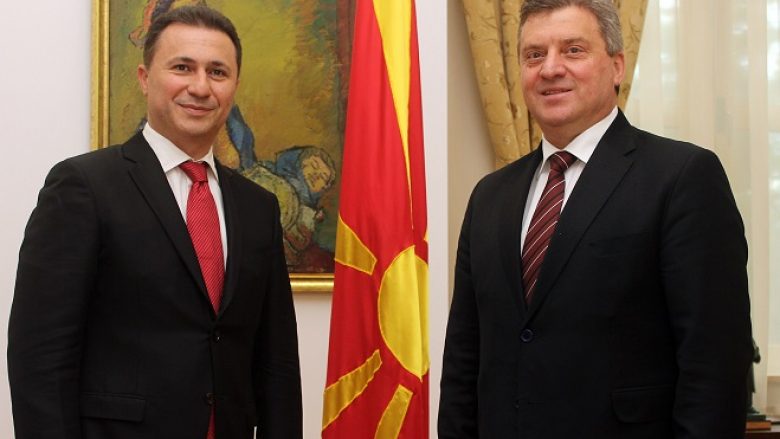 Gruevski dhe Dimitriev në takim me Gjorge Ivanovin