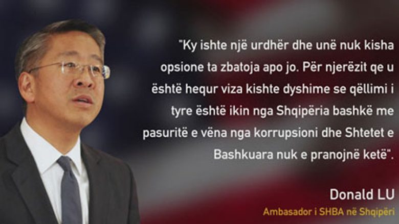 Ambasadori Lu tregon pse SHBA ua hoqi vizat prokurorëve e gjyqtarëve