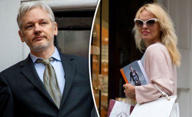 Pamela Anderson në lidhje me Julian Assange e Wikileaksit?