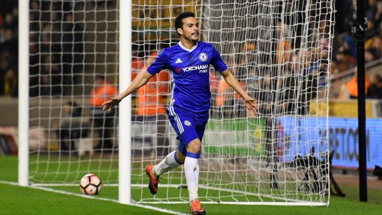 Chelsea kalon në epërsi me super golin e Pedros (Video)