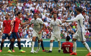 Formacionet zyrtare, Osasuna – Real Madrid