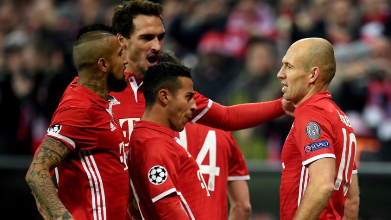Bayerni nëpërkëmb Arsenalin, me një hap në çerekfinale (Video)