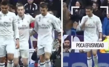 Ajo që CR7 bëri pas golit të Bale ka irrituar edhe tifozët e Reali (Video)