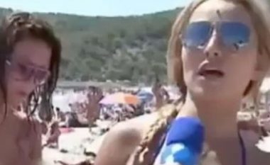 Kjo reportere shkoi për punë në plazh, por dita i shkoi ndryshe (Video,+16)