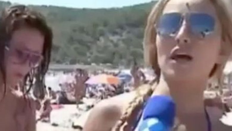 Kjo reportere shkoi për punë në plazh, por dita i shkoi ndryshe (Video,+16)