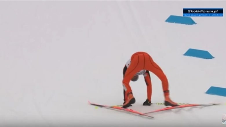A do ta konsideroni si skiatorin më të keq në botë pasi ta shihni xhirimin dy minutësh televiziv (Video)