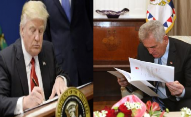 Trump ia kthen letrën presidentit serb, mësojeni çfarë i shkruan