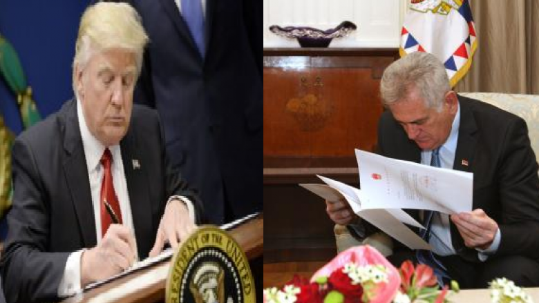 Trump ia kthen letrën presidentit serb, mësojeni çfarë i shkruan